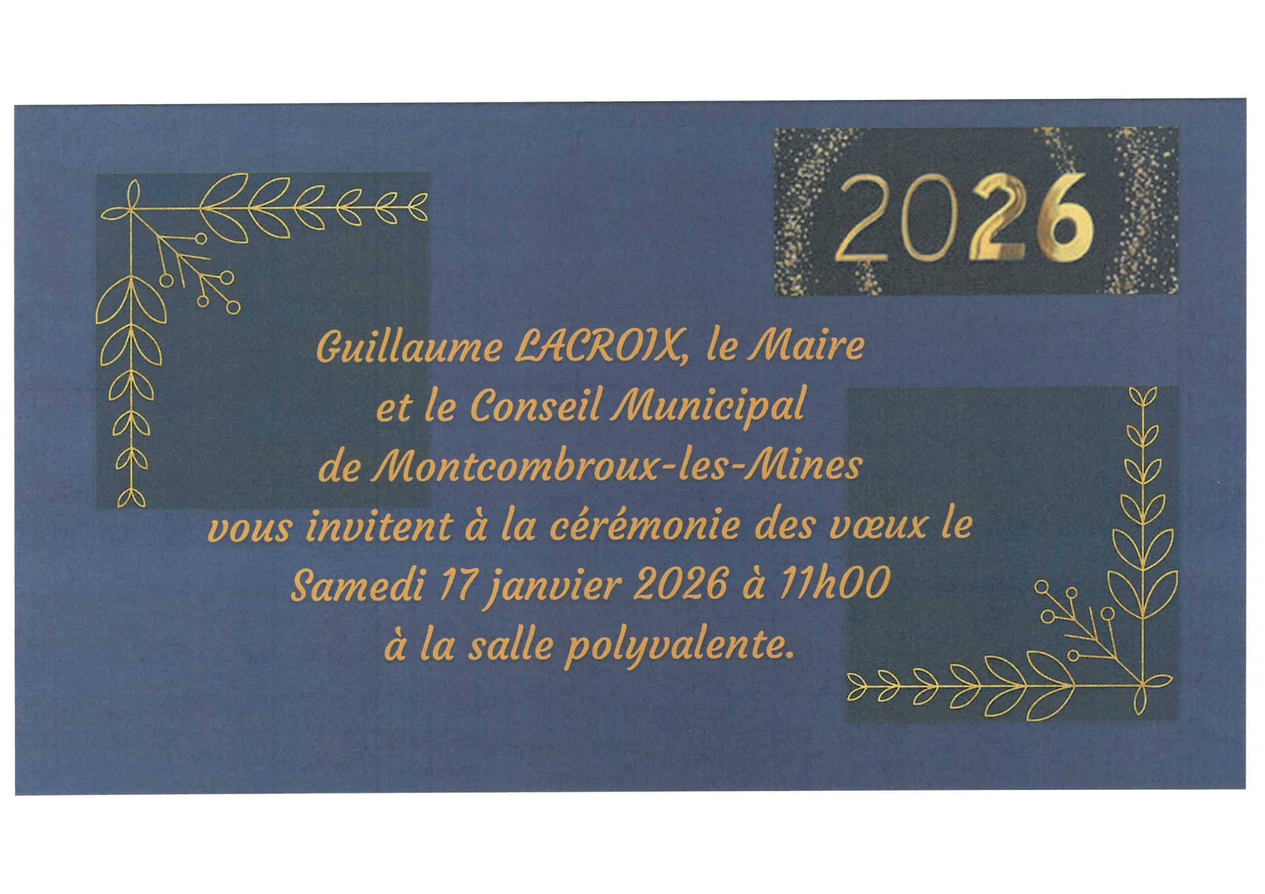 Cérémonie des voeux 2026